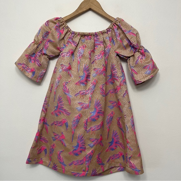 Florence Fancy Bird Pattern Dress size 10 - Picture 2 of 5